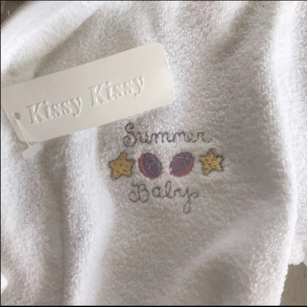 Kissy Kissy Pima Cotton Baby Bathrobe - Picture 2 of 3